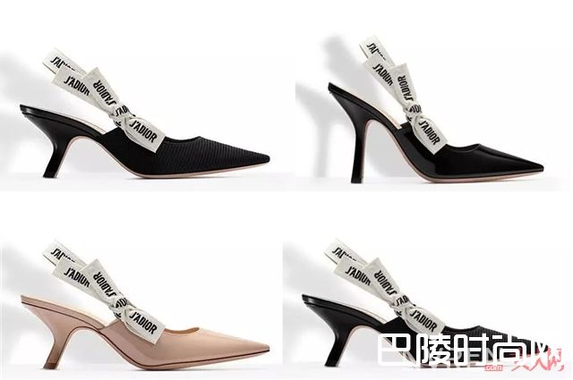 DIOR绸带高跟鞋_这些才是今年最流行的高跟鞋 腿长又显瘦