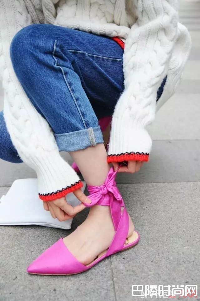 Sam Edelman缎带平底鞋_这些才是今年最流行的高跟鞋 腿长又显瘦