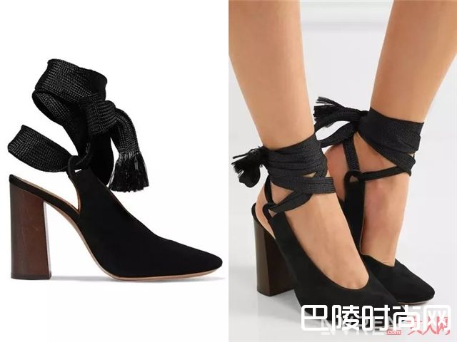 CHLOE绑带粗跟鞋_这些才是今年最流行的高跟鞋 腿长又显瘦