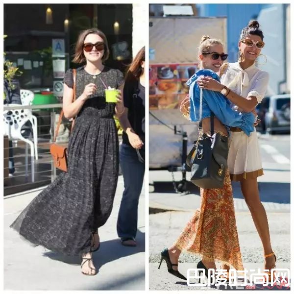 长裙加凉鞋显瘦_让你看上去瘦5斤的夏季时髦穿搭法