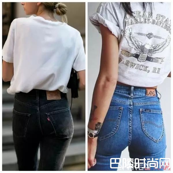 T恤加高腰裤显瘦_让你看上去瘦5斤的夏季时髦穿搭法