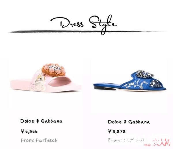 D&G拖鞋简介_澡堂拖也美得让人心痒 今夏必入美鞋No.1