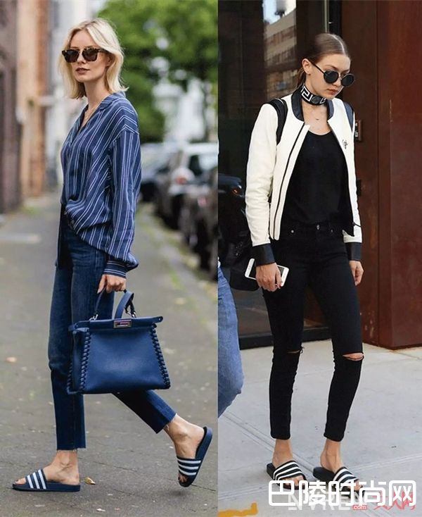 Adidas等品牌拖鞋简介_澡堂拖也美得让人心痒 今夏必入美鞋No.1