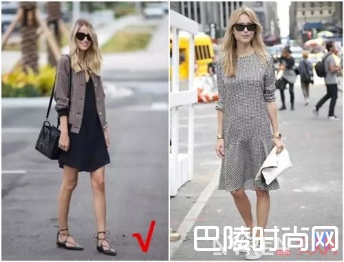 连衣裙怎样穿显高？_连衣裙+平底鞋容易显矮？那是因为你没学会这几个诀窍