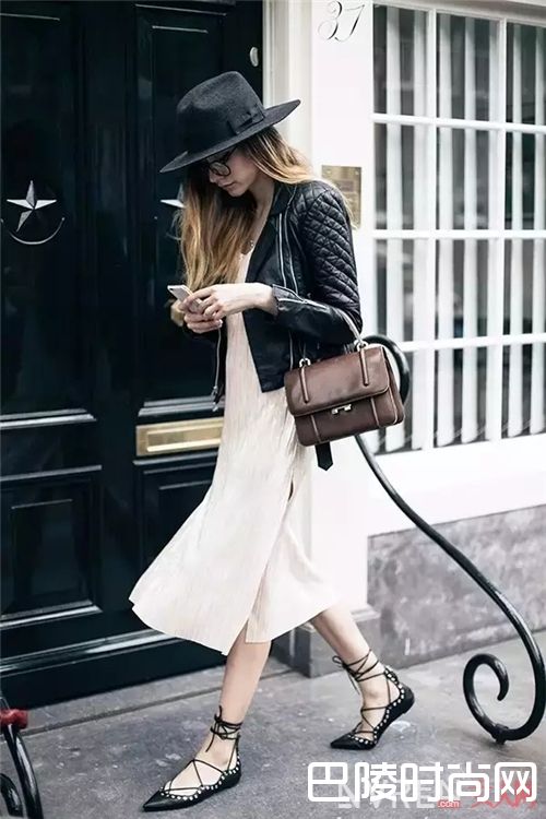尖头鞋与连衣裙如何搭配？_连衣裙+平底鞋容易显矮？那是因为你没学会这几个诀窍