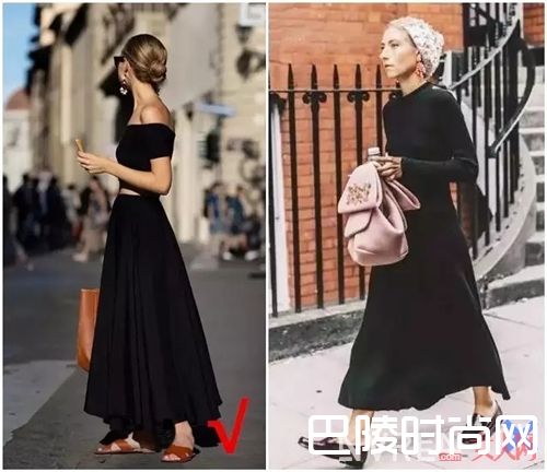 连衣裙怎样穿显高？_连衣裙+平底鞋容易显矮？那是因为你没学会这几个诀窍