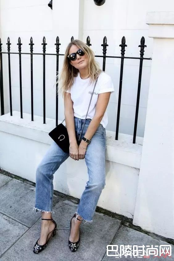 绑带高跟鞋配喇叭裤_让160变170的穿搭指南 增高垫和P图软件靠边站