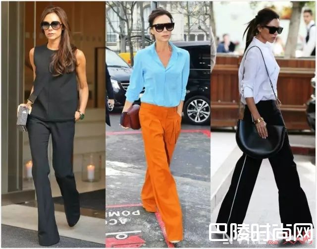 粗跟高跟鞋配及地阔腿裤_让160变170的穿搭指南 增高垫和P图软件靠边站