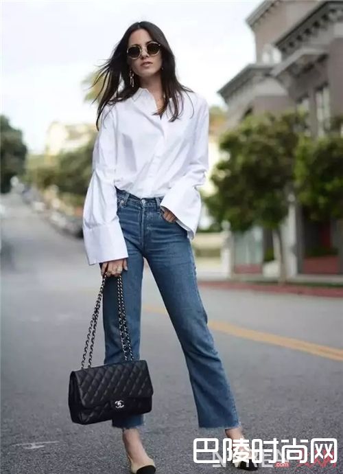 宽松大衬衫如何搭配?_肩宽穿什么都丑?那是因为你不知道这4种款式的穿搭!
