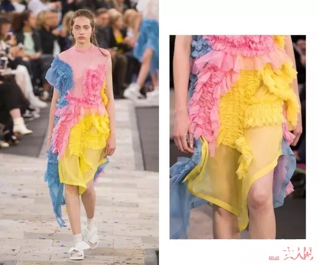 粉色系美裙_草木绿彻底拔草！这几个流行色貌美又好穿