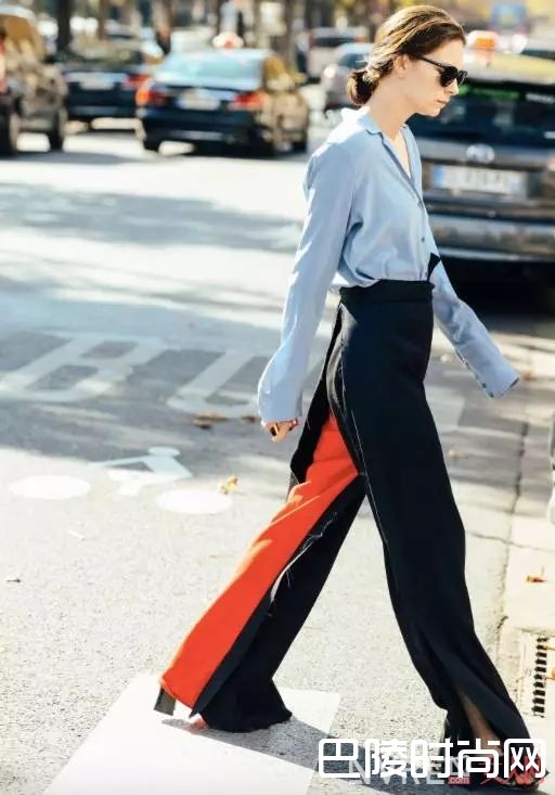 粗跟高跟鞋配及地阔腿裤_让160变170的穿搭指南 增高垫和P图软件靠边站