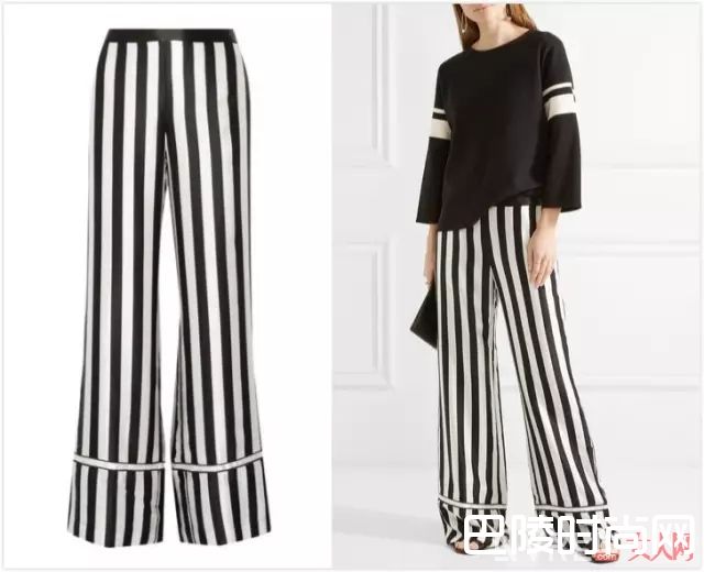 粗跟高跟鞋配及地阔腿裤_让160变170的穿搭指南 增高垫和P图软件靠边站