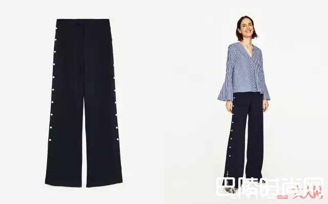 粗跟高跟鞋配及地阔腿裤_让160变170的穿搭指南 增高垫和P图软件靠边站