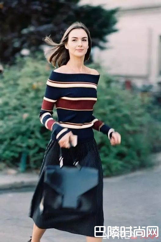 一字领休闲风_什么叫娘man 就是休闲风和柔美女人味相结合