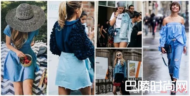 大牌秀场的蓝色服饰_清爽的蓝色穿搭 让你看到高质感的休闲气质