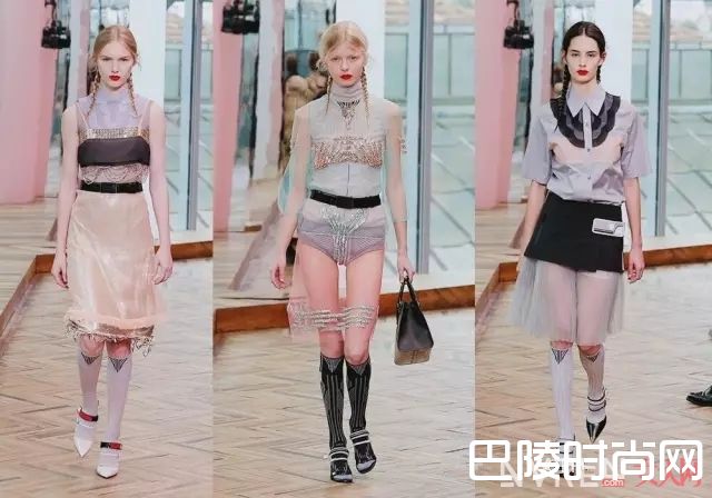 Prada早春系列_什么叫娘man 就是休闲风和柔美女人味相结合