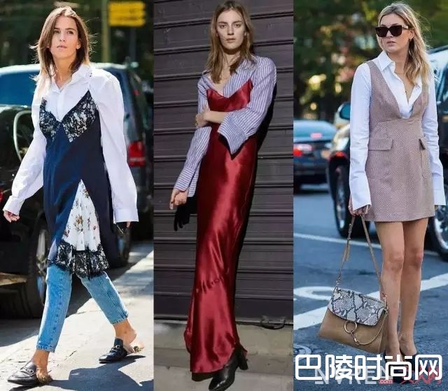 吊带裙跟上衣如何叠搭_骚动的夏季穿上Slip dress吊带令你风情万种