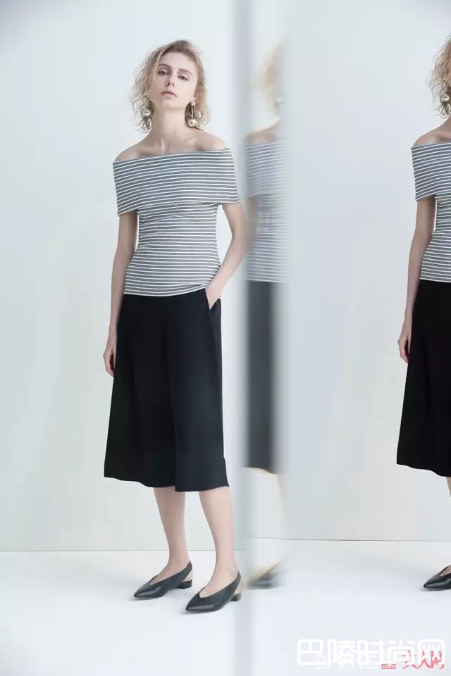 一字领休闲风_什么叫娘man 就是休闲风和柔美女人味相结合