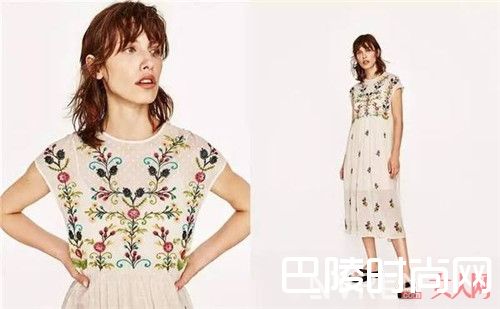 刺绣连衣裙好看吗_搭配这款中国元素 让你穿出一个世纪的美