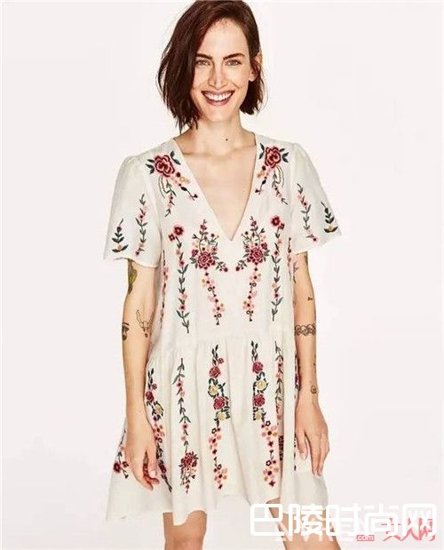 刺绣连衣裙好看吗_搭配这款中国元素 让你穿出一个世纪的美