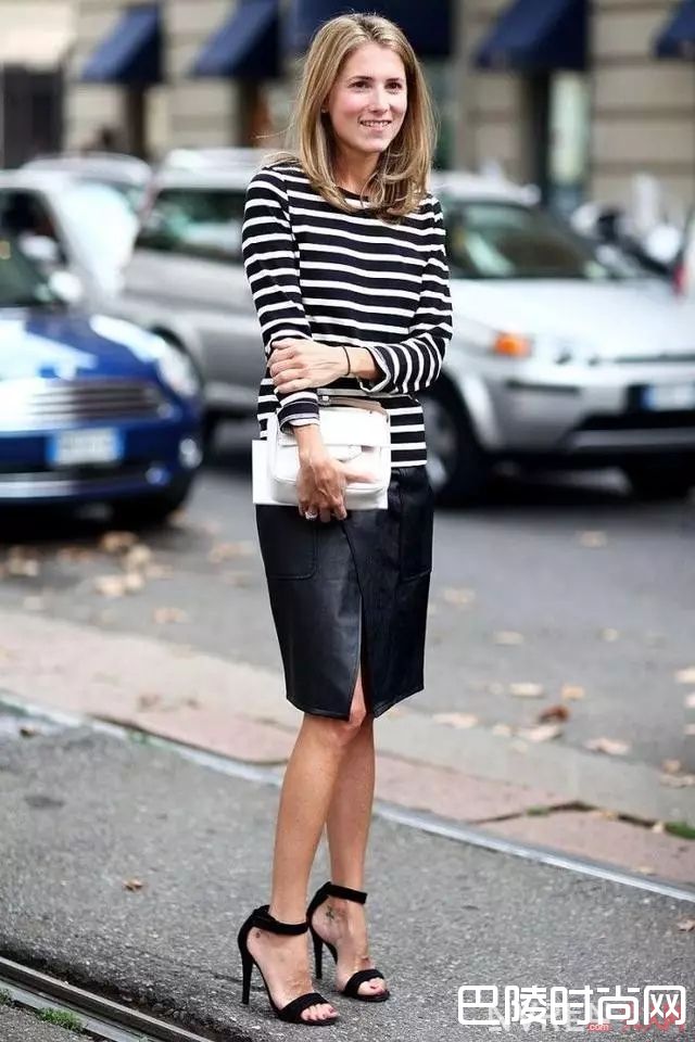 条纹衫配短裙_永不过时的条纹，到底怎么穿才最美？