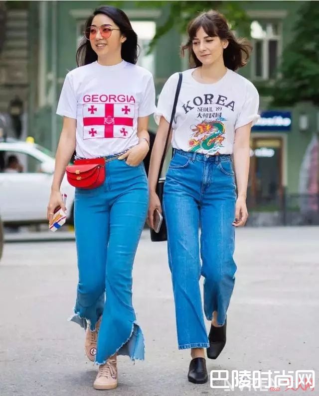 复古T怎么搭配最时髦_夏天最爱的T恤 这些穿法让你美够一整季