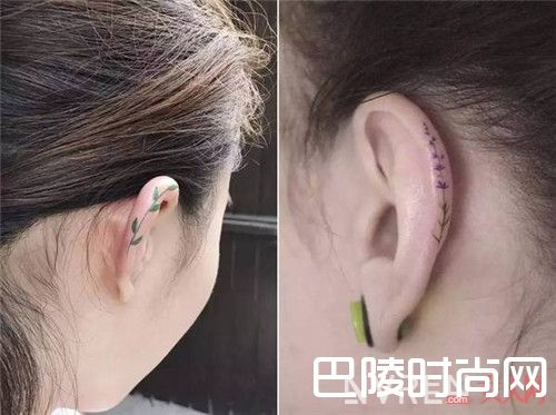耳朵纹身纹什么好看_这个夏天不爱花臂?这些小纹身或许可以拯救单调的你