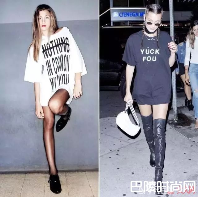 长款T恤怎么搭配最好看_夏天最爱的T恤 这些穿法让你美够一整季