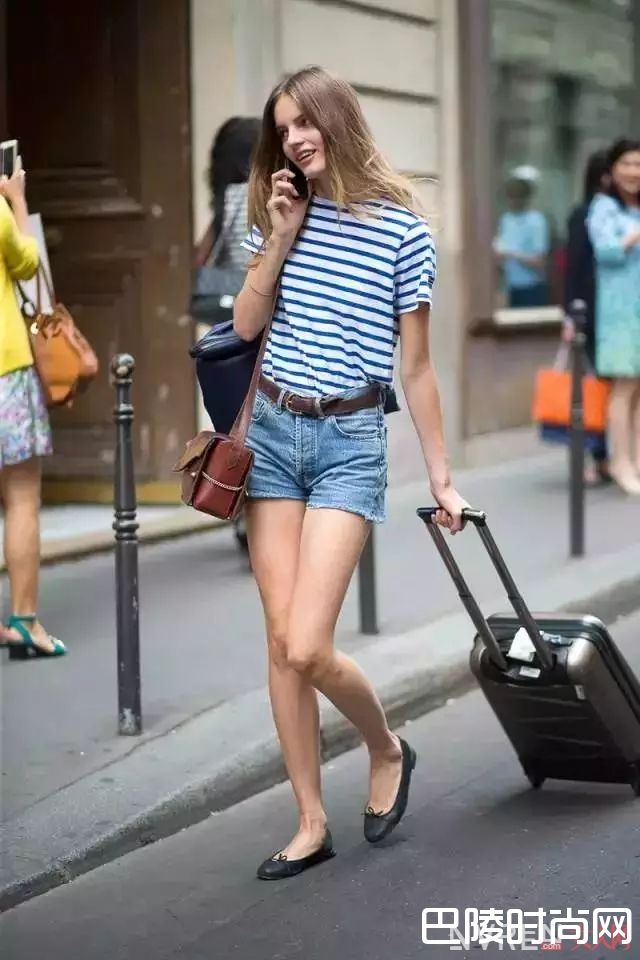条纹衫配短裤_永不过时的条纹，到底怎么穿才最美？
