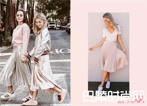 球鞋与半身裙如何搭配?_还在烦恼参加婚礼的造型吗?一双球鞋就够了!