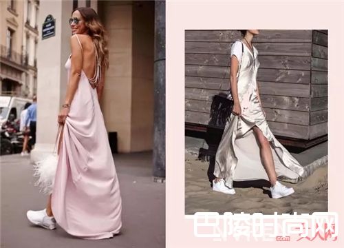 球鞋与连衣裙如何搭配?_还在烦恼参加婚礼的造型吗?一双球鞋就够了!
