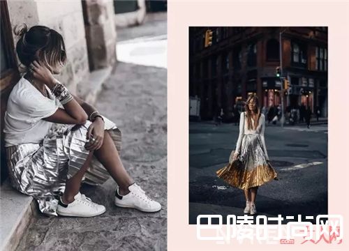 球鞋与半身裙如何搭配?_还在烦恼参加婚礼的造型吗?一双球鞋就够了!