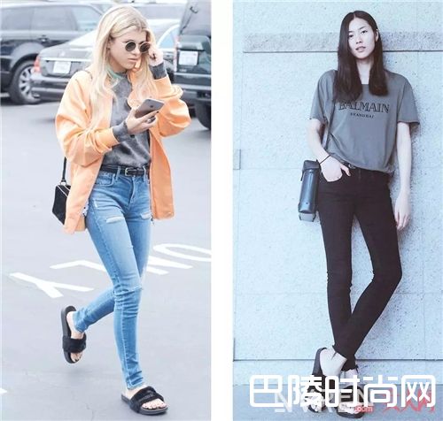 毛毛拖鞋如何搭配？_夏季慵懒风 穿上这些拖鞋让你懒得很时髦！