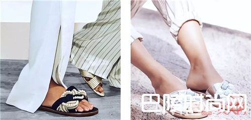 华丽装饰凉拖如何搭配？_夏季慵懒风 穿上这些拖鞋让你懒得很时髦！