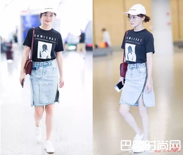 摇滚T明星街拍_白T穿腻了 来件“摇滚T“燃爆你的夏天！