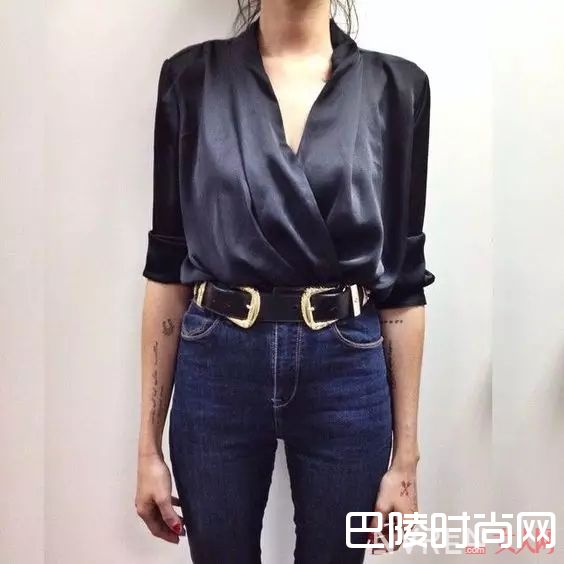 缎面衬衣搭配_那一波莹润的光泽，是属于女人的质感