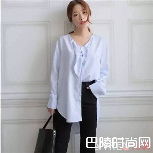 喇叭裤+不规则造型感上衣_干货！让你简约又大方的秘密其实很简单