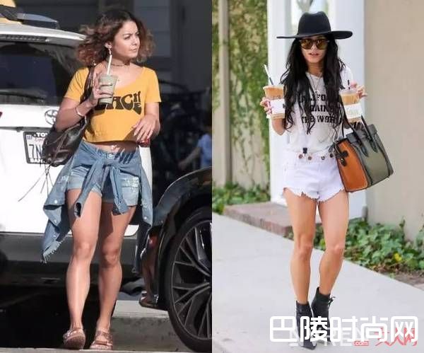 宽松和不锁边的短裤更时髦_白T+短裤最基础的搭配也可以成为最潮的人