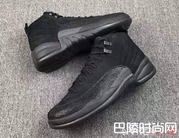 OVO x Air Jordan 12 Retro「Black」配色_2017年销售额前十的十双鞋子 你还不打算入手一双吗