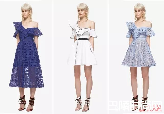 不对称露肩连衣裙推荐_只有印花长裙怎么够，今夏还有哪些美裙值得买？