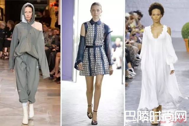 不对称露肩连衣裙推荐_只有印花长裙怎么够，今夏还有哪些美裙值得买？