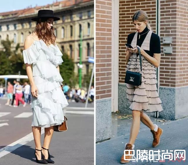 荷叶边裙子推荐_只有印花长裙怎么够,今夏还有哪些美裙值得买?