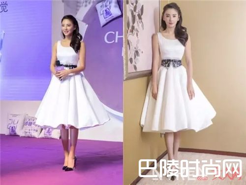 白色裙装怎样搭配显高？_女神的衣柜里 都有一件气质还百搭的小白裙