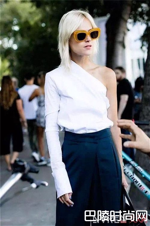 衬衫怎么斜穿_纳尼？随时转换风格一件衬衫就可以了？