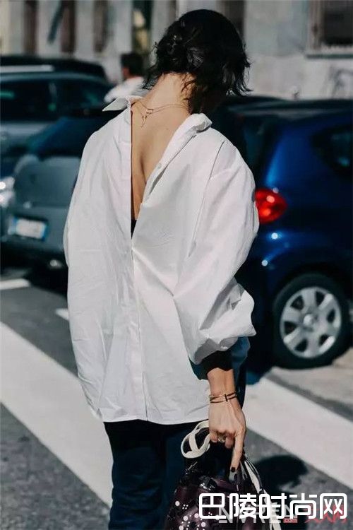 衬衫反穿怎么穿_纳尼？随时转换风格一件衬衫就可以了？