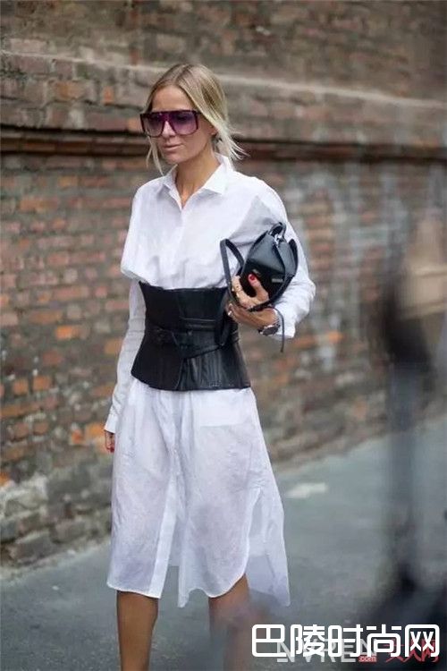 衬衫腰封怎么穿_纳尼？随时转换风格一件衬衫就可以了？