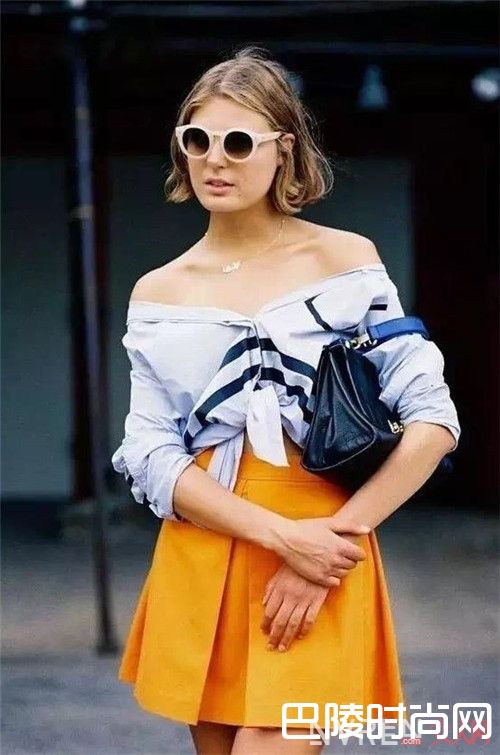 衬衫怎么露肩_纳尼？随时转换风格一件衬衫就可以了？