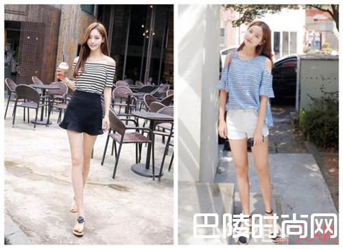 条纹T恤怎么搭配_轻松减龄元气少女穿搭 让你再青春一次