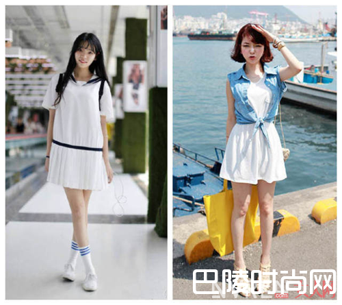 白色连衣裙怎么搭配_轻松减龄元气少女穿搭 让你再青春一次