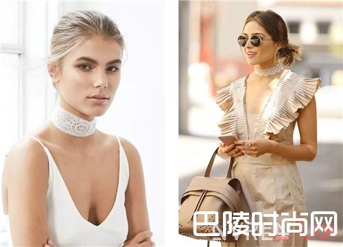 蕾丝Choker如何搭配？_这个夏天 你的脖子需要一条最时髦的Choker！